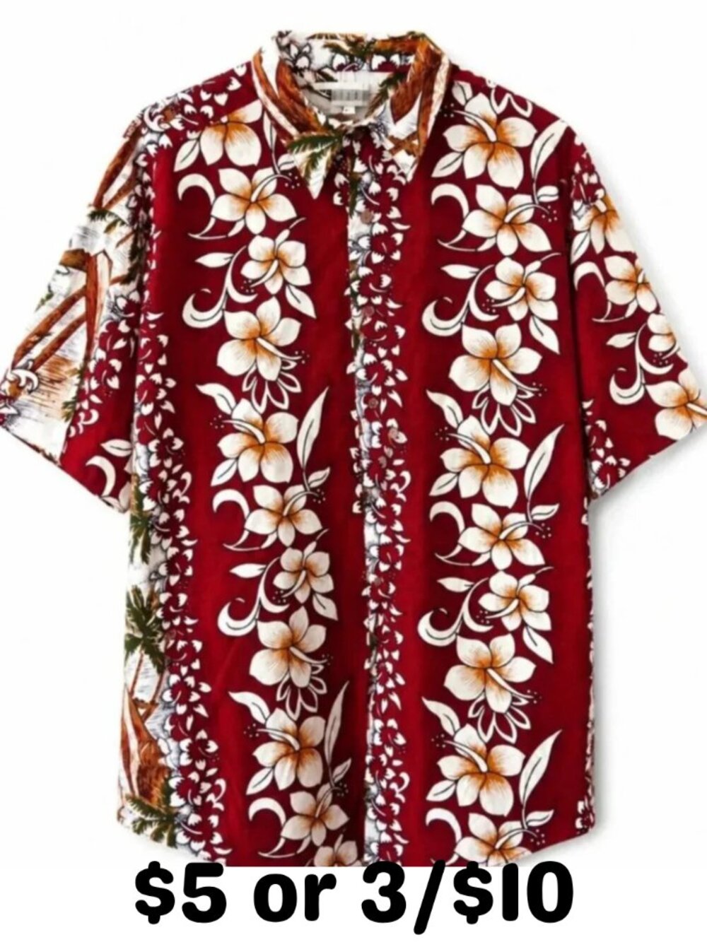 Men's Hawaiian Shirt - Large